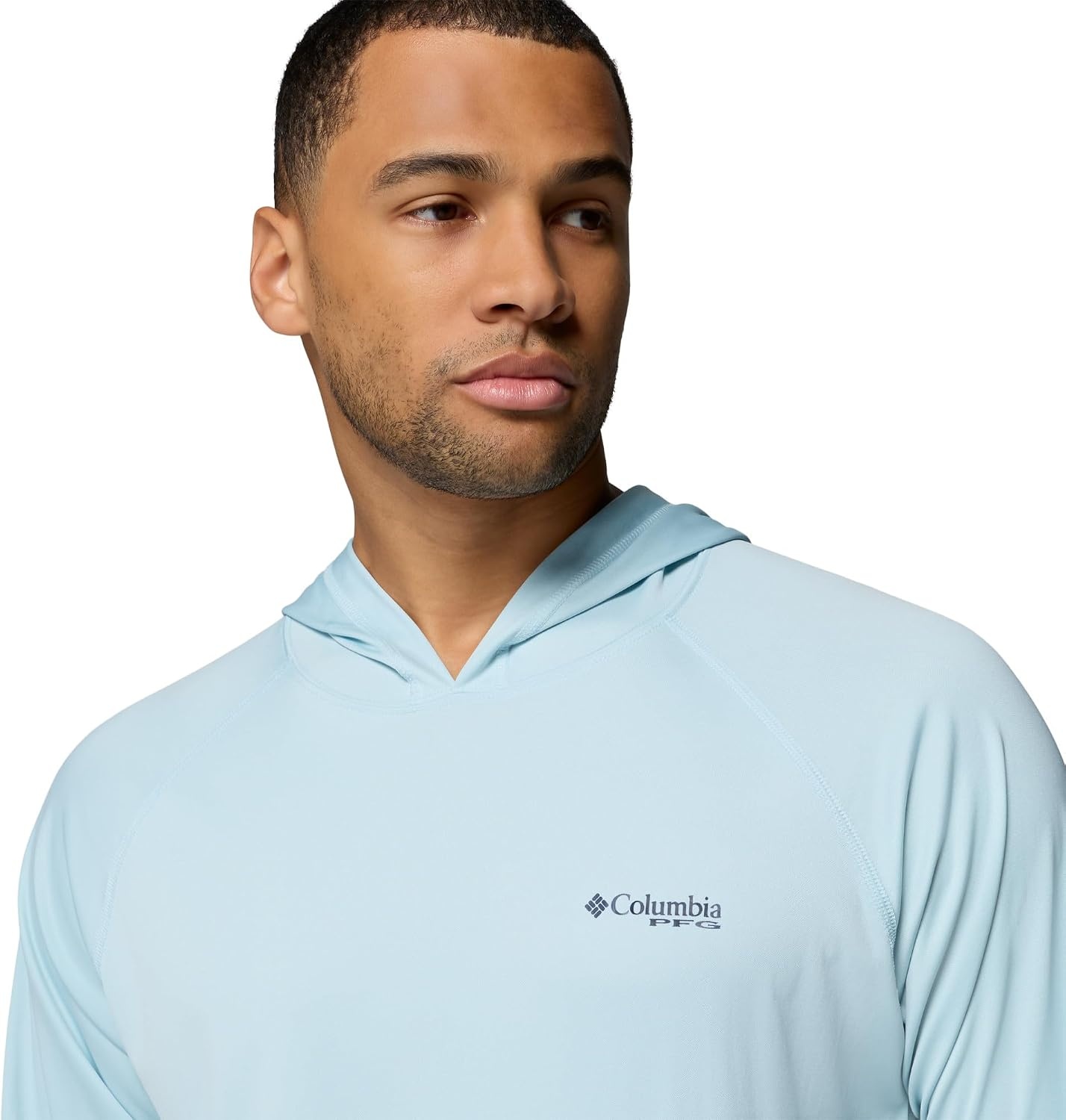 image:imageColumbia Mens PFG Terminal Tackle HoodieMarine LightNocturnal Logo
