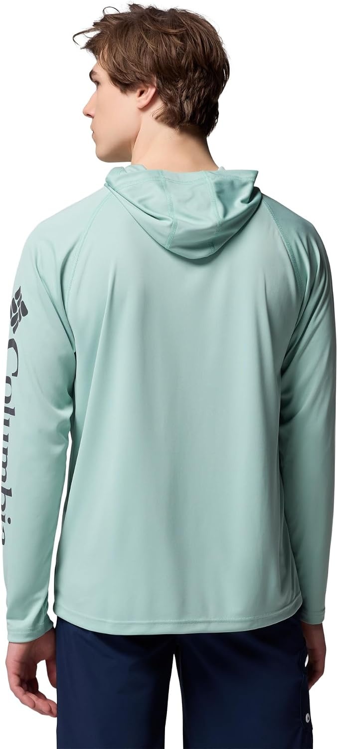 image:imageColumbia Mens PFG Terminal Tackle HoodieMisty JadeShark Logo