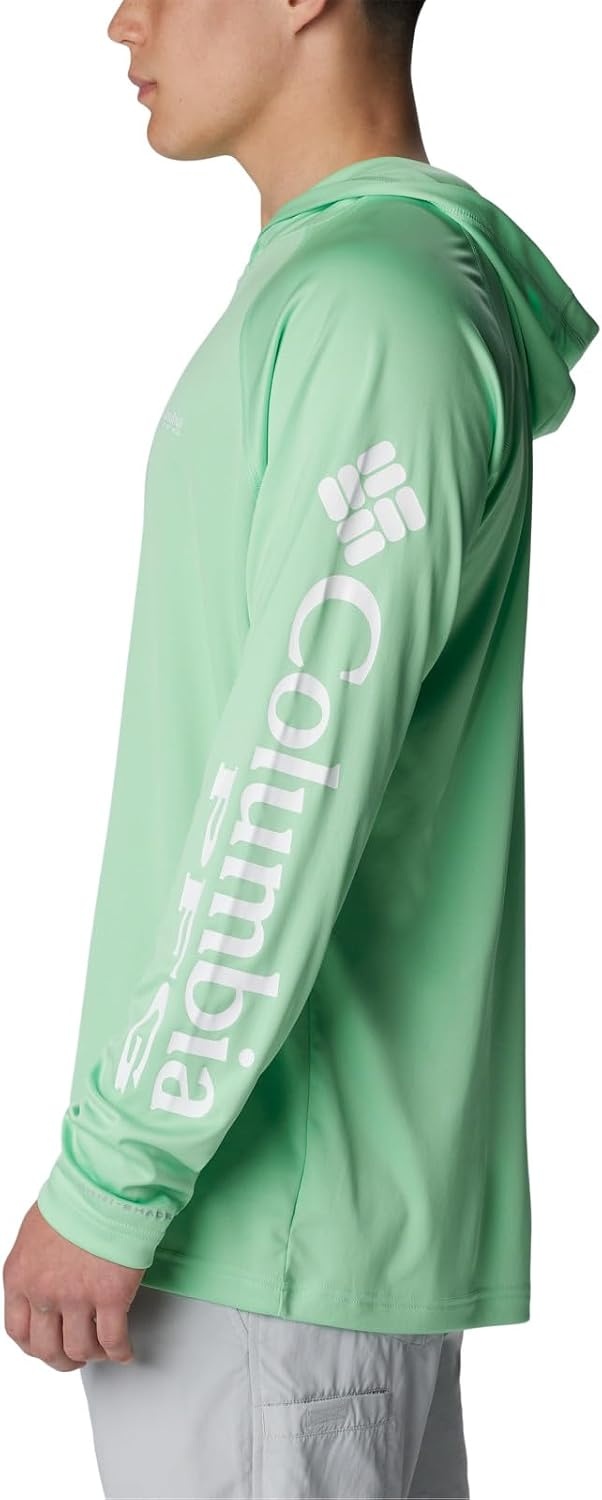 image:imageColumbia Mens PFG Terminal Tackle HoodieOcean MintWhite Logo