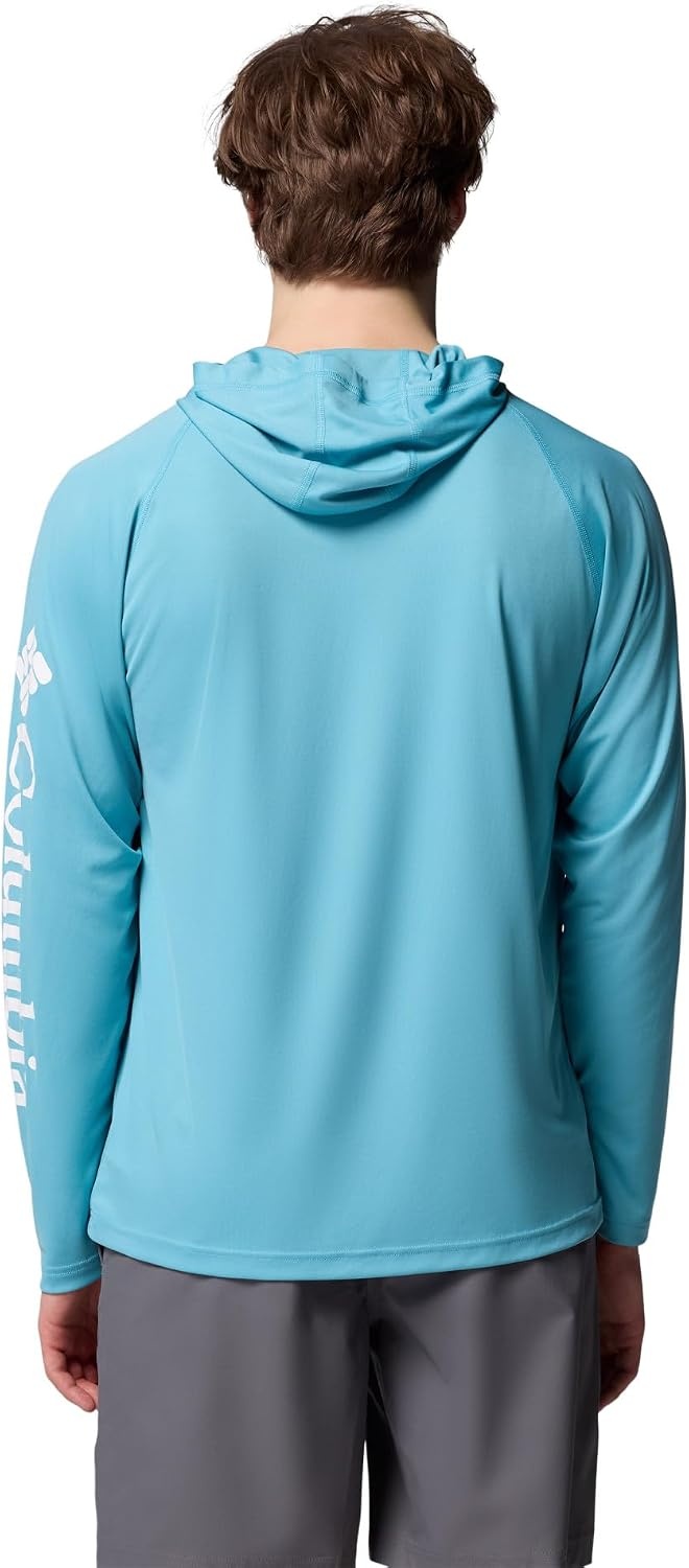 image:imageColumbia Mens PFG Terminal Tackle HoodieVintage BlueWhite Logo