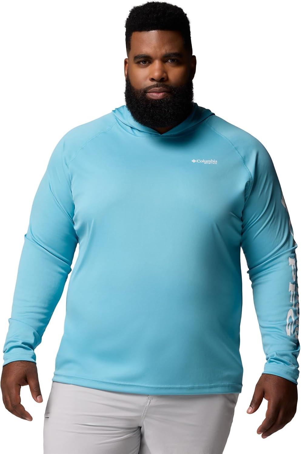 image:imageColumbia Mens PFG Terminal Tackle HoodieVintage BlueWhite Logo