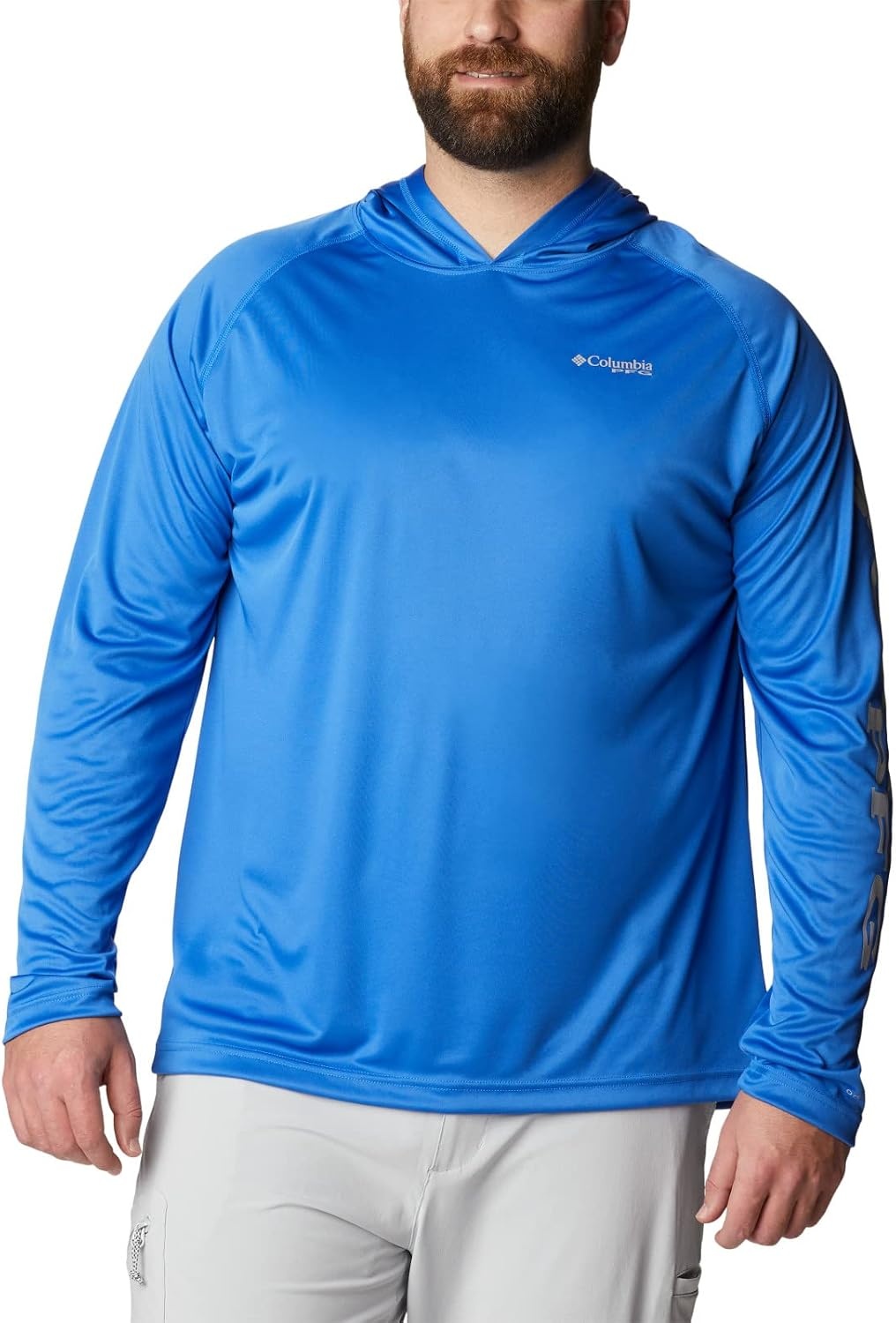 image:imageColumbia Mens PFG Terminal Tackle HoodieVivid BlueCool Grey Logo