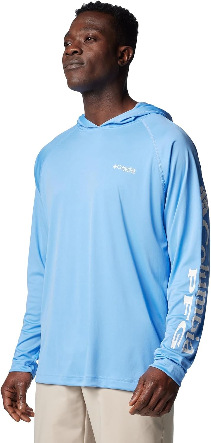 image:imageColumbia Mens PFG Terminal Tackle HoodieWhite CapWhite Logo