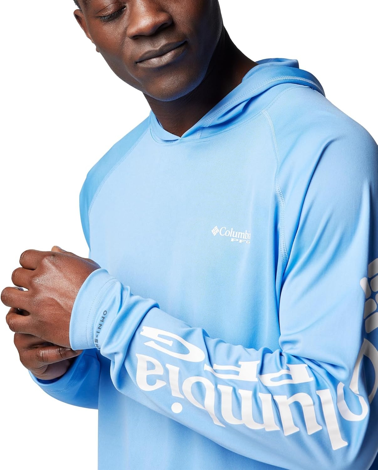 image:imageColumbia Mens PFG Terminal Tackle HoodieWhite CapWhite Logo
