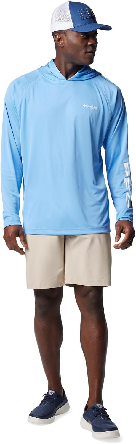 image:imageColumbia Mens PFG Terminal Tackle HoodieWhite CapWhite Logo