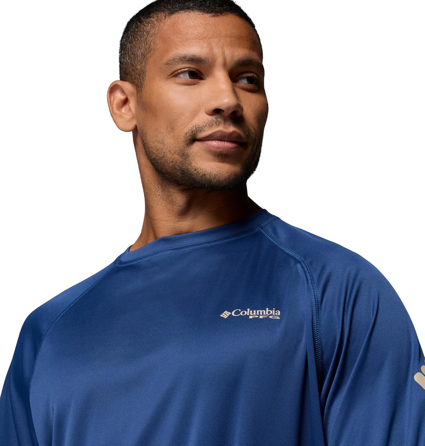 image:imageColumbia Mens PFG Terminal Tackle Long Sleeve ShirtCarbonAncient Fossil Logo