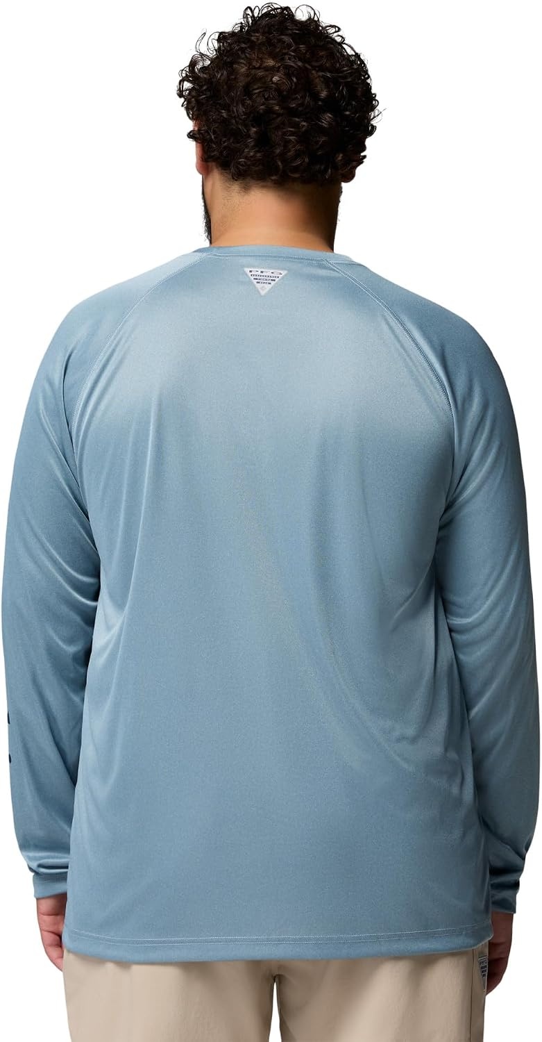image:imageColumbia Mens PFG Terminal Tackle Long Sleeve ShirtDockside Blue HeatherCollegiate Navy