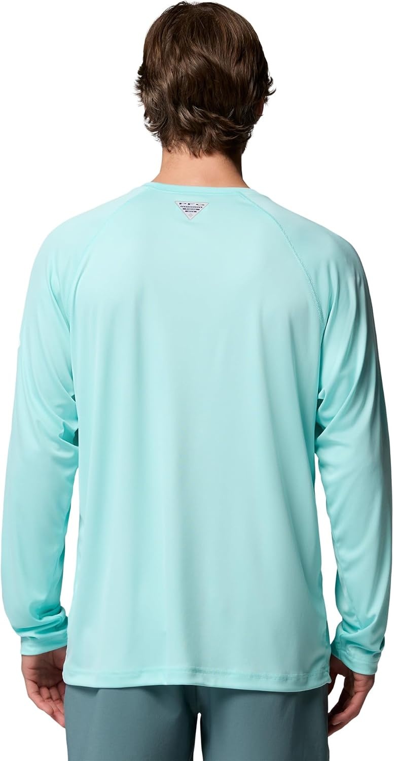 image:imageColumbia Mens PFG Terminal Tackle Long Sleeve ShirtGulf StreamWhite Logo