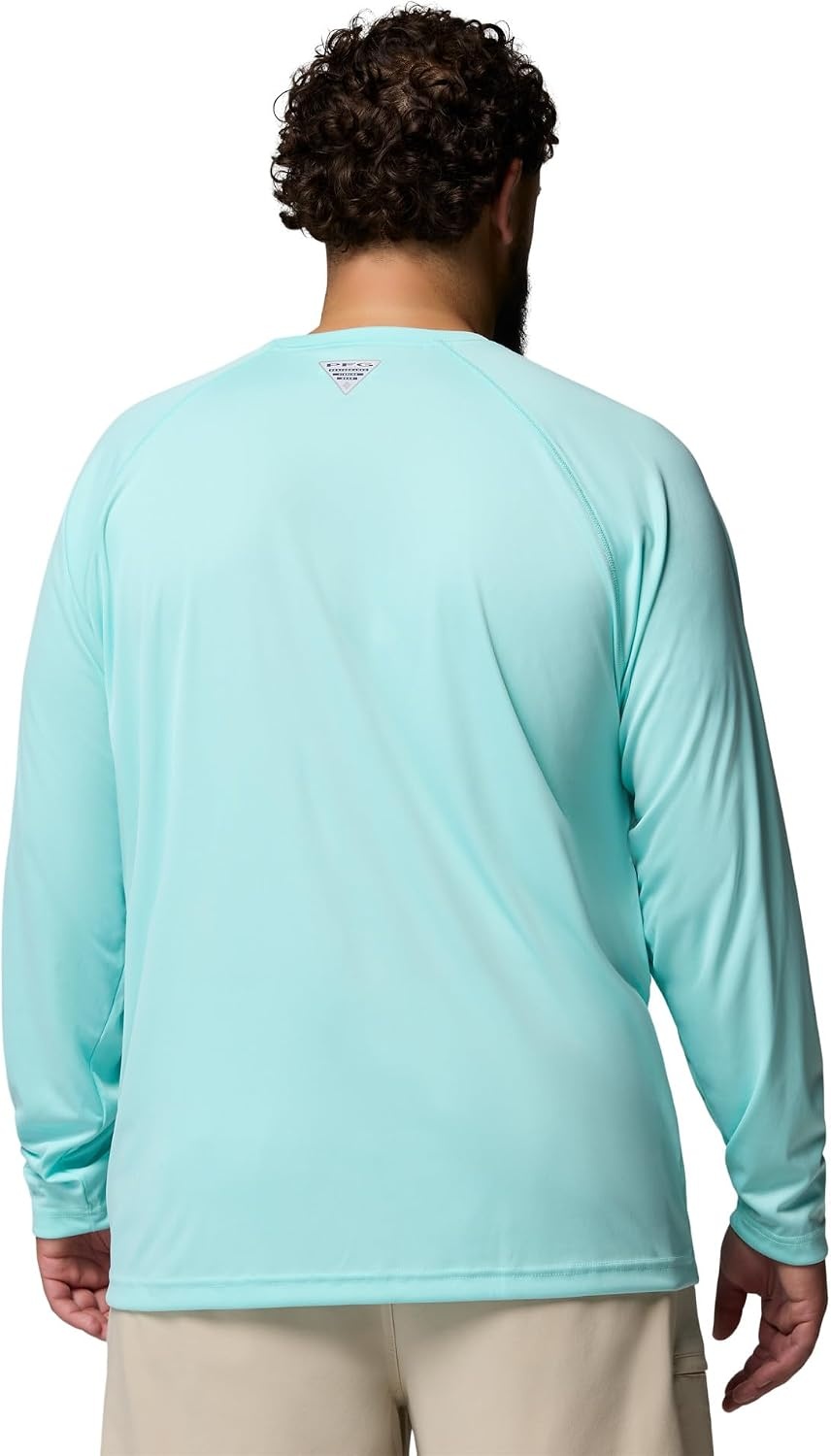 image:imageColumbia Mens PFG Terminal Tackle Long Sleeve ShirtGulf StreamWhite Logo