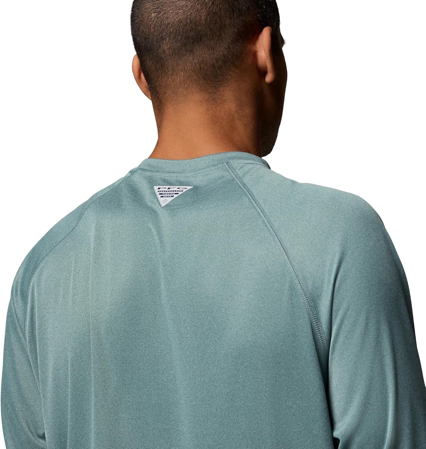 image:imageColumbia Mens PFG Terminal Tackle Long Sleeve ShirtMetal HeatherLight Camel Logo