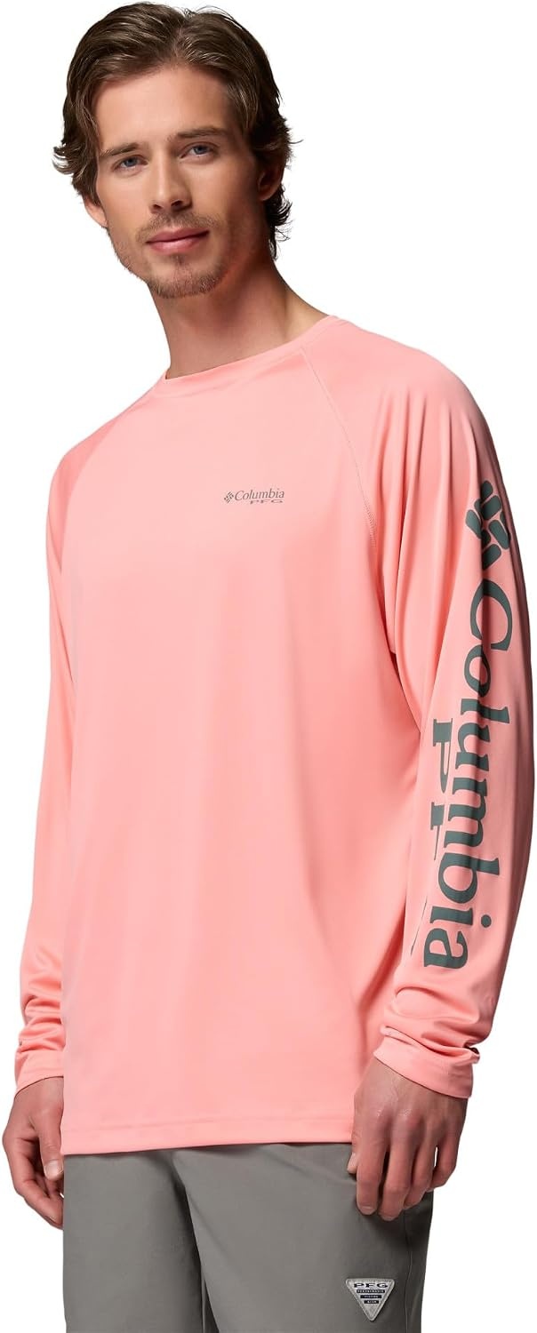 image:imageColumbia Mens PFG Terminal Tackle Long Sleeve ShirtSorbetMetal Logo