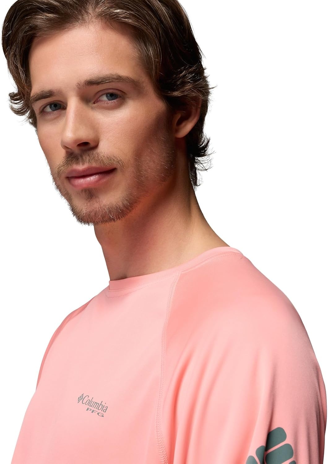 image:imageColumbia Mens PFG Terminal Tackle Long Sleeve ShirtSorbetMetal Logo