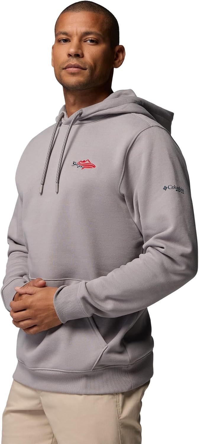 image:imageColumbia Mens Pfg Castback HoodieTitanium Titanium
