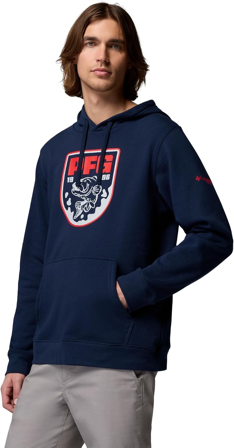 image:imageColumbia Mens Pfg Gone Gulfin HoodieCollegiate Navy