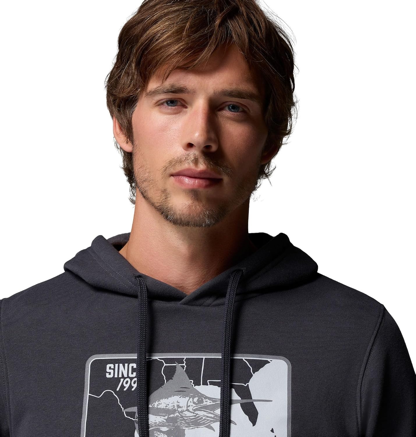 image:imageColumbia Mens Pfg Gone Gulfin HoodieShark