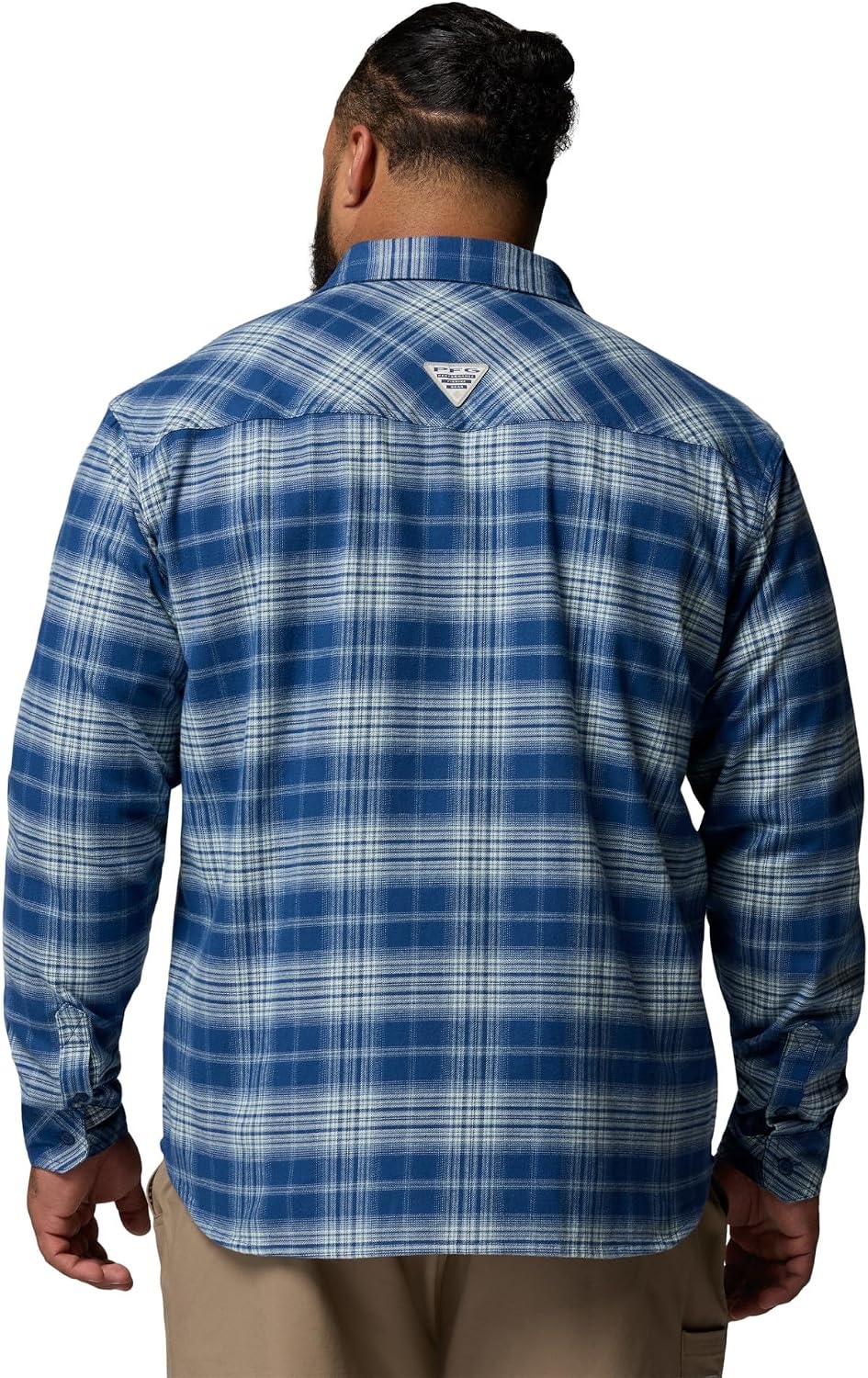image:imageColumbia Mens Pfg Topwater Tech FlannelCarbon Sheer Plaid