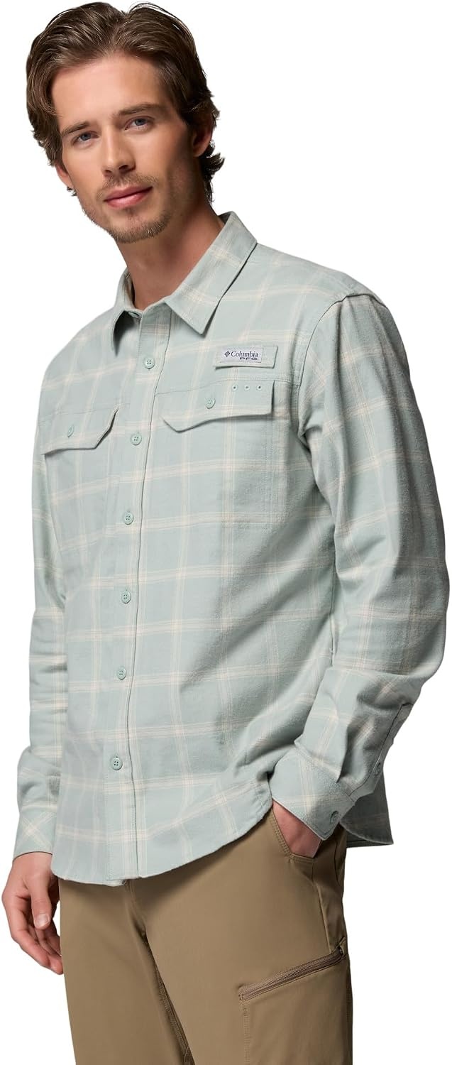 image:imageColumbia Mens Pfg Topwater Tech FlannelNiagara Waterline Windowpane