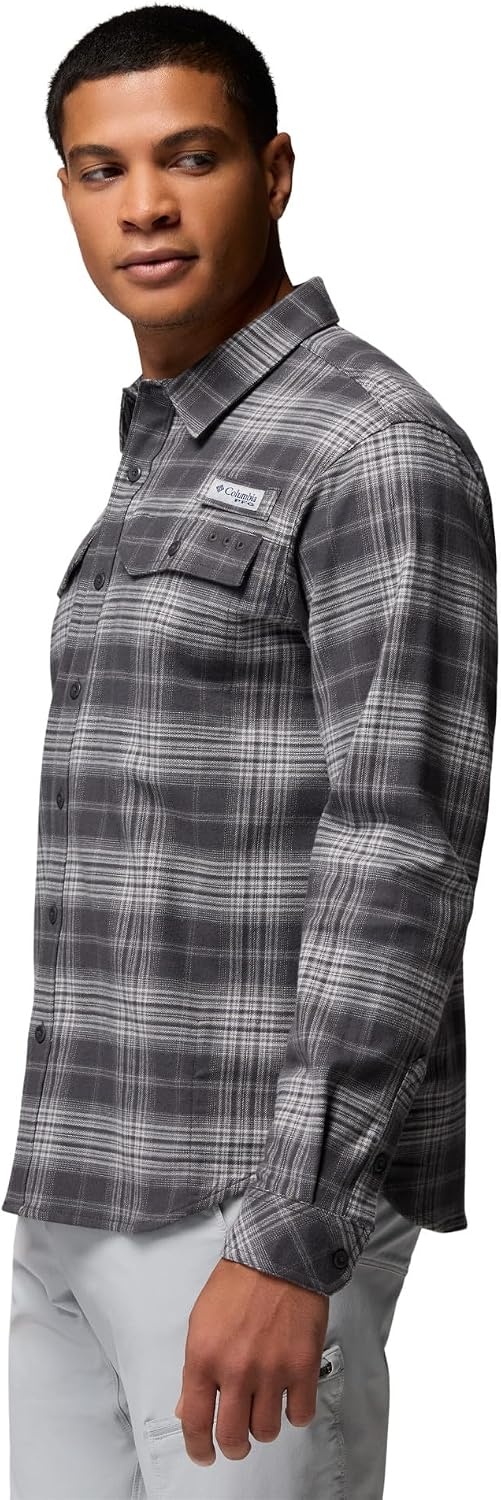 image:imageColumbia Mens Pfg Topwater Tech FlannelShark Sheer Plaid