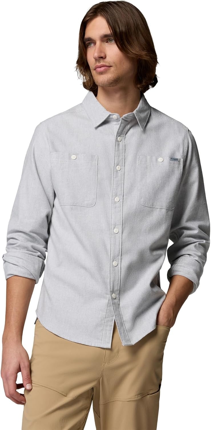 image:imageColumbia Mens Pfg Uncharted Cloud ShirtCool Grey Heather