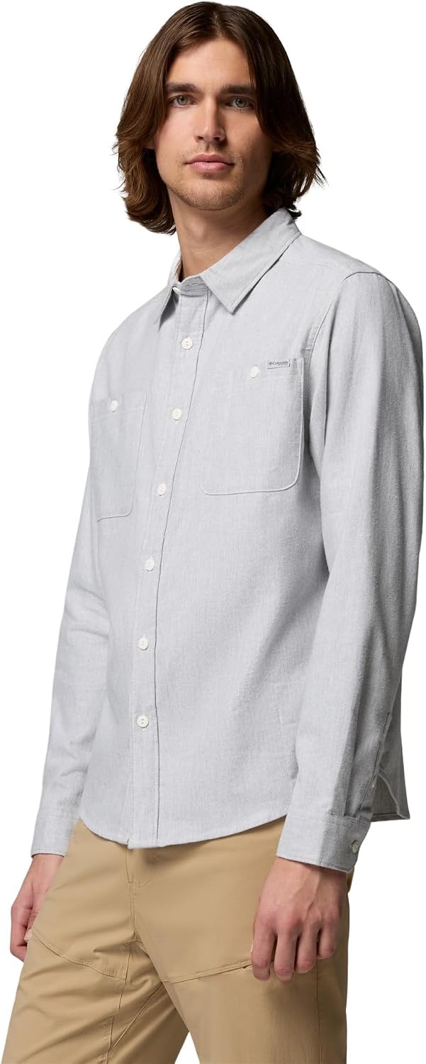 image:imageColumbia Mens Pfg Uncharted Cloud ShirtCool Grey Heather