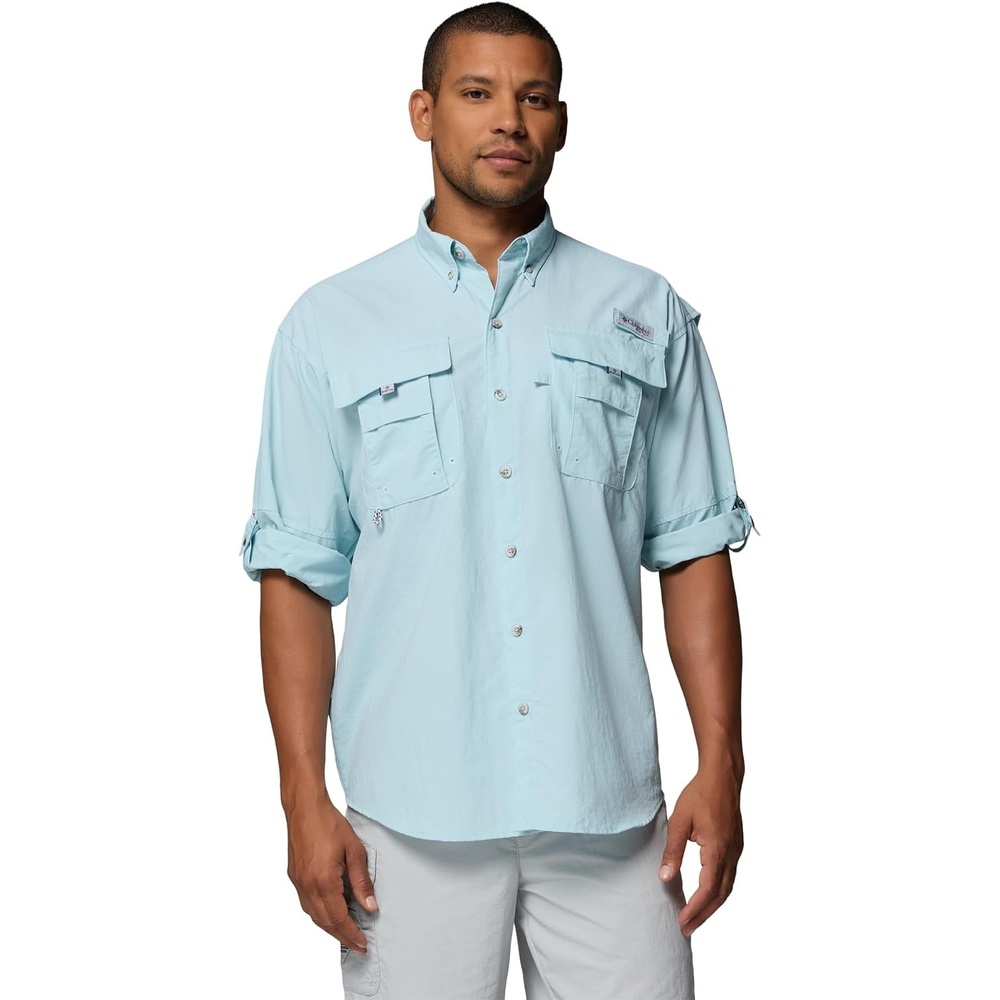image:imageColumbia Mens PFG Bahama II Long Sleeve ShirtMarine Light
