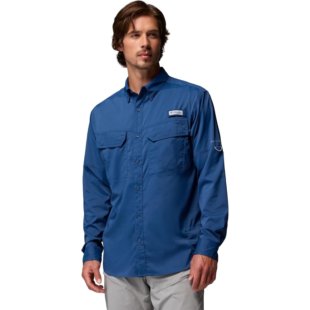 image:imageColumbia Mens PFG Skiff Guide ii Long Sleeve ShirtCarbon