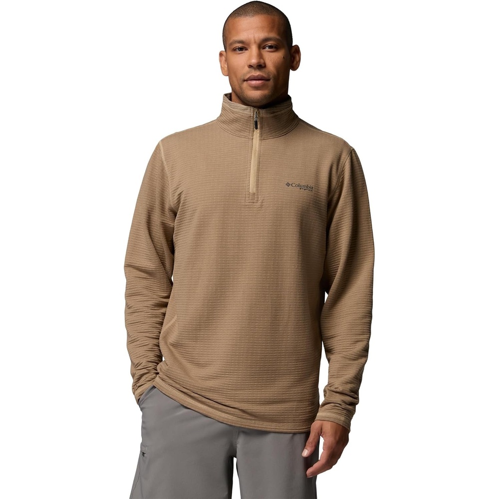 image:imageColumbia Mens PFG Slack Tide Quarter ZipBeachTruffle