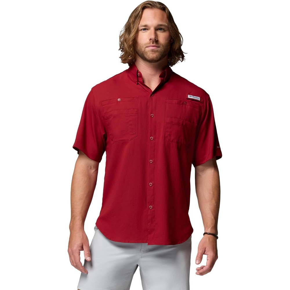 image:imageColumbia Mens PFG Tamiami II Short Sleeve Fishing ShirtBeet