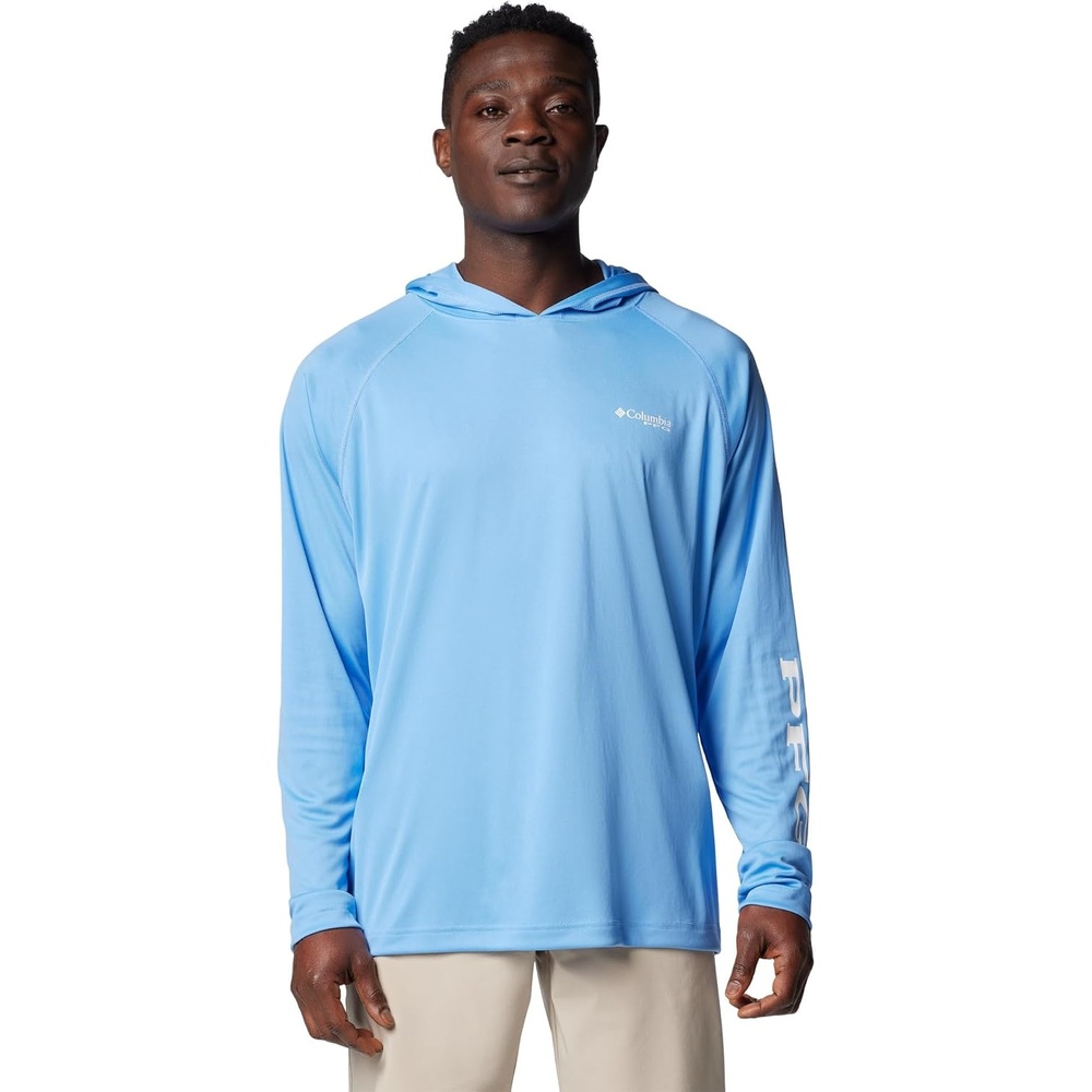 image:imageColumbia Mens PFG Terminal Tackle HoodieWhite CapWhite Logo