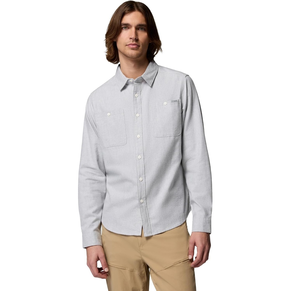 image:imageColumbia Mens Pfg Uncharted Cloud ShirtCool Grey Heather