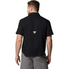 Columbia Men’s PFG Backwater Short Sleeve Shirt(Black)