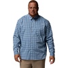 Columbia Men’s PFG Harbor Peak Long Sleeve Shirt(Dockside Blue Dock Plaid)
