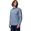Columbia Men’s PFG Harbor Peak Long Sleeve Shirt(Dockside Blue Dock Plaid)