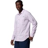 Columbia Men’s PFG Harbor Peak Long Sleeve Shirt(Lavender Pearl Micro Gingham)