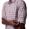 Columbia Men’s PFG Harbor Peak Long Sleeve Shirt(Sunset Red Wayward Tartan)
