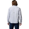 Columbia Men’s PFG Harbor Peak Long Sleeve Shirt(Vivid Blue Micro Check)