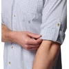 Columbia Men’s PFG Harbor Peak Long Sleeve Shirt(Vivid Blue Micro Check)