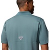 Columbia Men’s PFG Low Drag Offshore Short Sleeve Polo, Metal, Medium