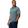 Columbia Men’s PFG Low Drag Offshore Short Sleeve Polo, Metal, Medium