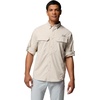 Columbia Men’s PFG Skiff Guide ii Long Sleeve Shirt(Dark Stone)