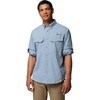 Columbia Men’s PFG Skiff Guide ii Long Sleeve Shirt(Dockside Blue)