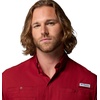 Columbia Men’s PFG Tamiami II Short Sleeve Fishing Shirt(Beet)