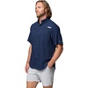 Columbia Men’s PFG Tamiami II Short Sleeve Fishing Shirt(Collegiate Navy)