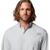 Columbia Men’s PFG Tamiami II Short Sleeve Fishing Shirt(Cool Grey)