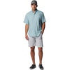 Columbia Men’s PFG Tamiami II Short Sleeve Fishing Shirt(Crushed Blue)