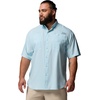 Columbia Men’s PFG Tamiami II Short Sleeve Fishing Shirt(Marine Light)