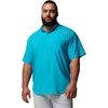 Columbia Men’s PFG Tamiami II Short Sleeve Fishing Shirt(Ocean Teal)