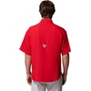 Columbia Men’s PFG Tamiami II Short Sleeve Fishing Shirt(Red Spark)