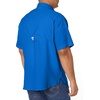 Columbia Men’s PFG Tamiami II Short Sleeve Fishing Shirt(Vivid Blue)