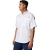 Columbia Men’s PFG Tamiami II Short Sleeve Fishing Shirt(White)
